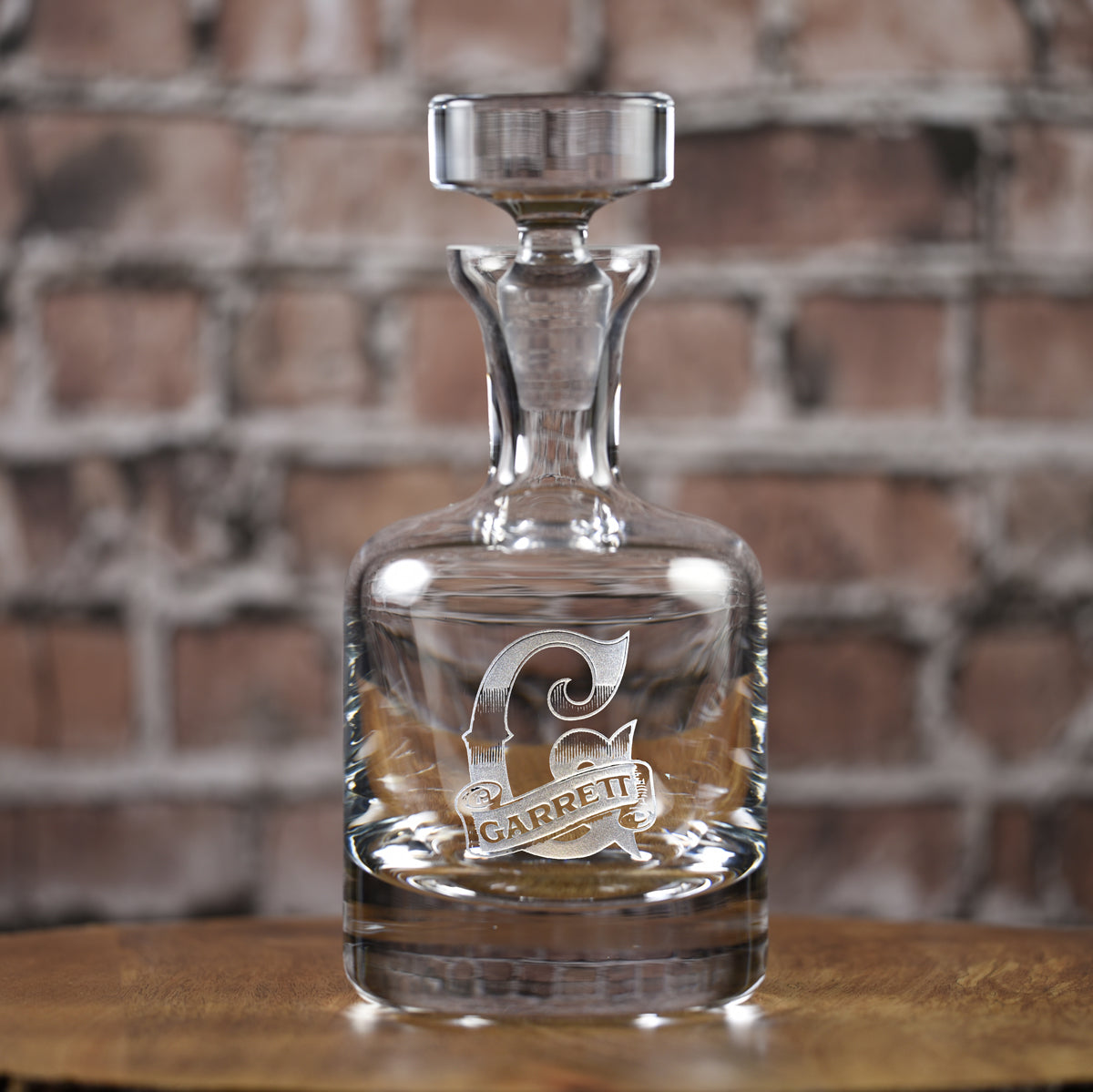 Carnivale Personalized, Engraved Bourbon Decanter