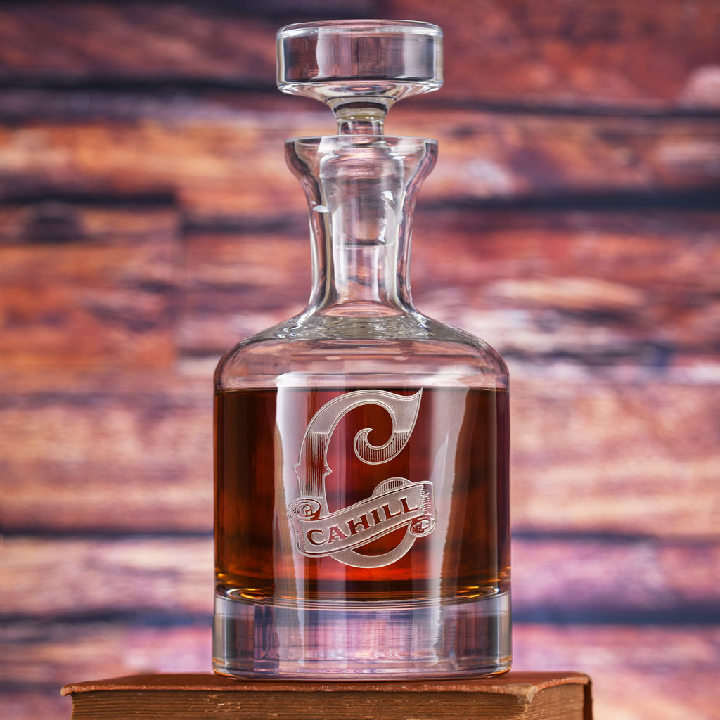 Carnivale Personalized, Engraved Bourbon Decanter