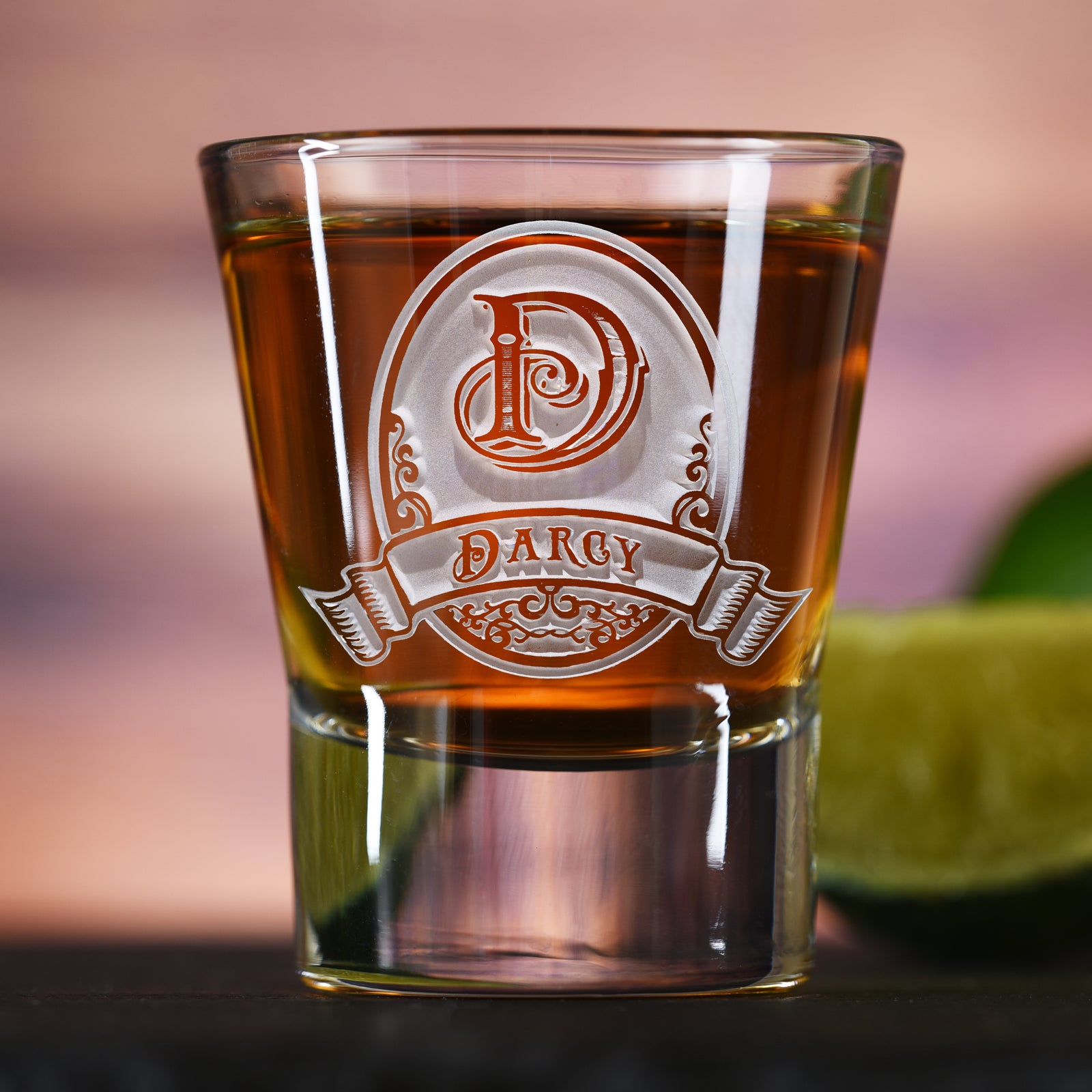 Shot Glass With Name for Whiskey Lover