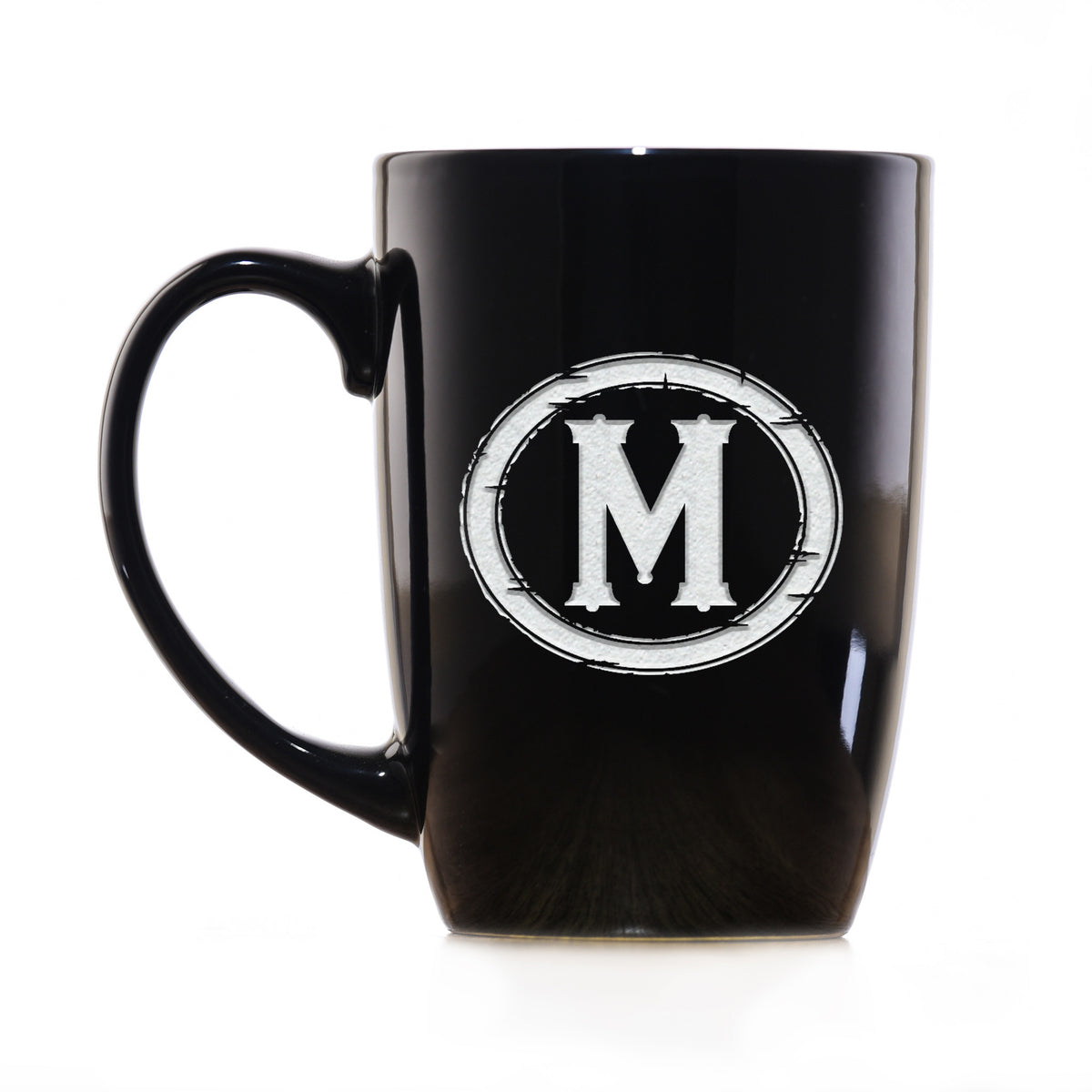 Engraved, Monogrammed Coffee Mug