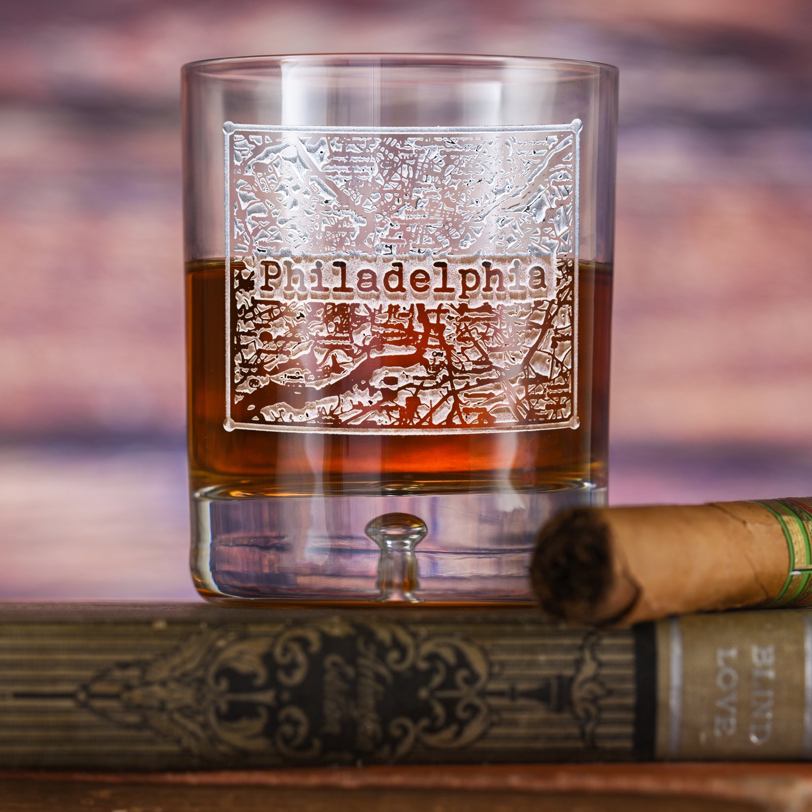 Street Maps Hometown, City Rocks Glass Crystal