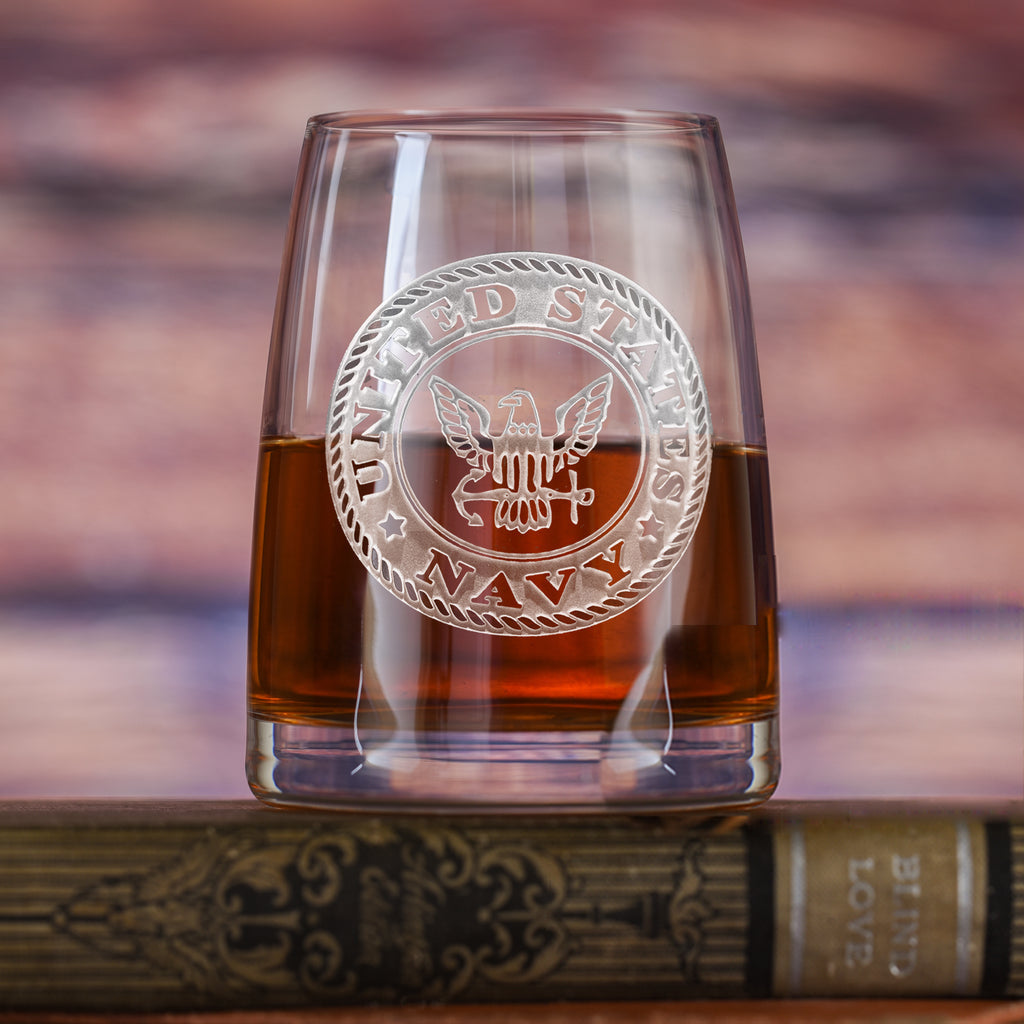Navy Stolzle Experience Whiskey Glass