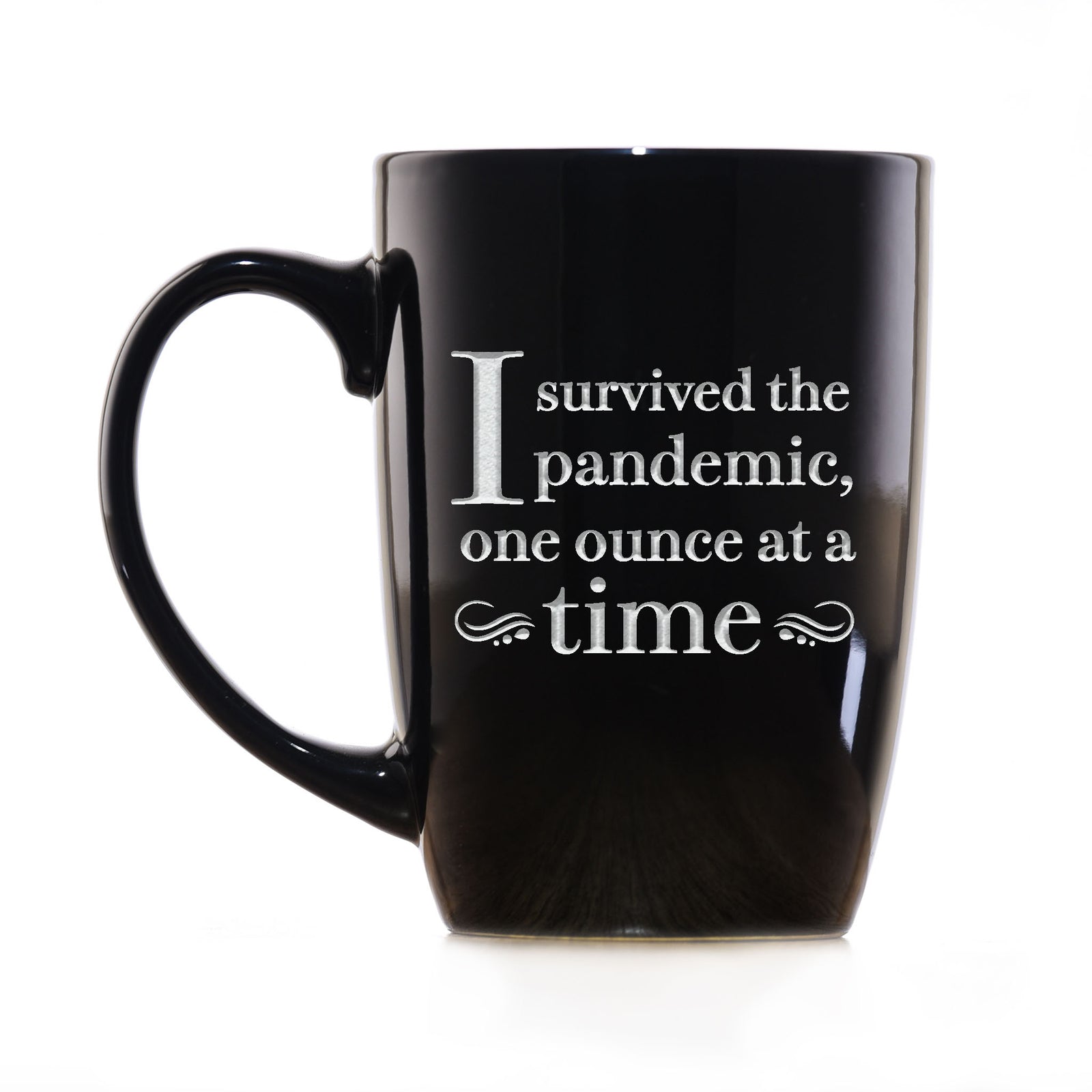 "I Survived The Pandemic One Ounce at a Time" Coffee Mug