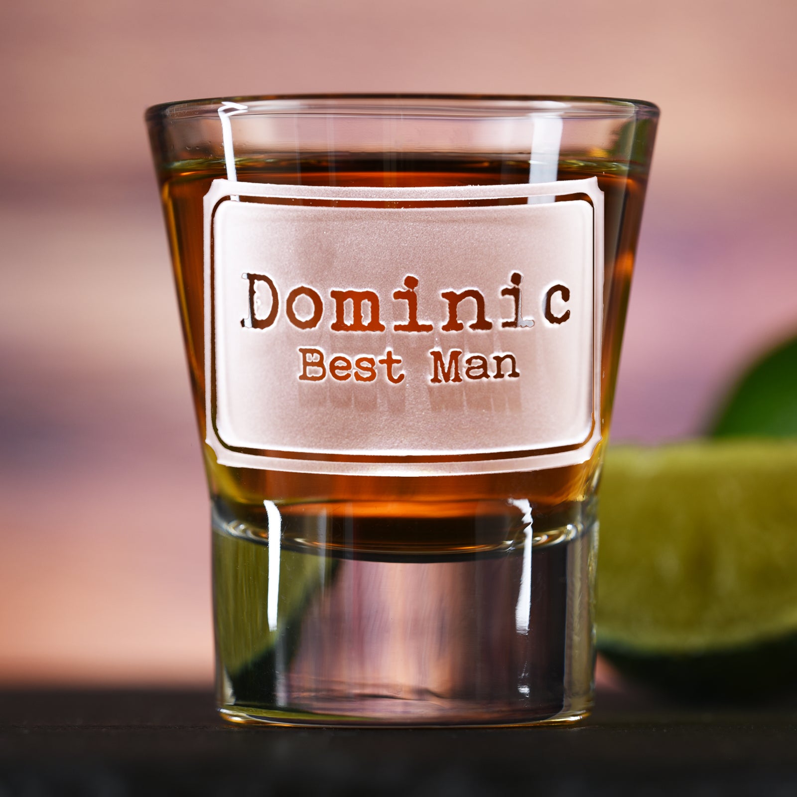 Shot Glass Gift - Best Man, Groomsmen Gifts