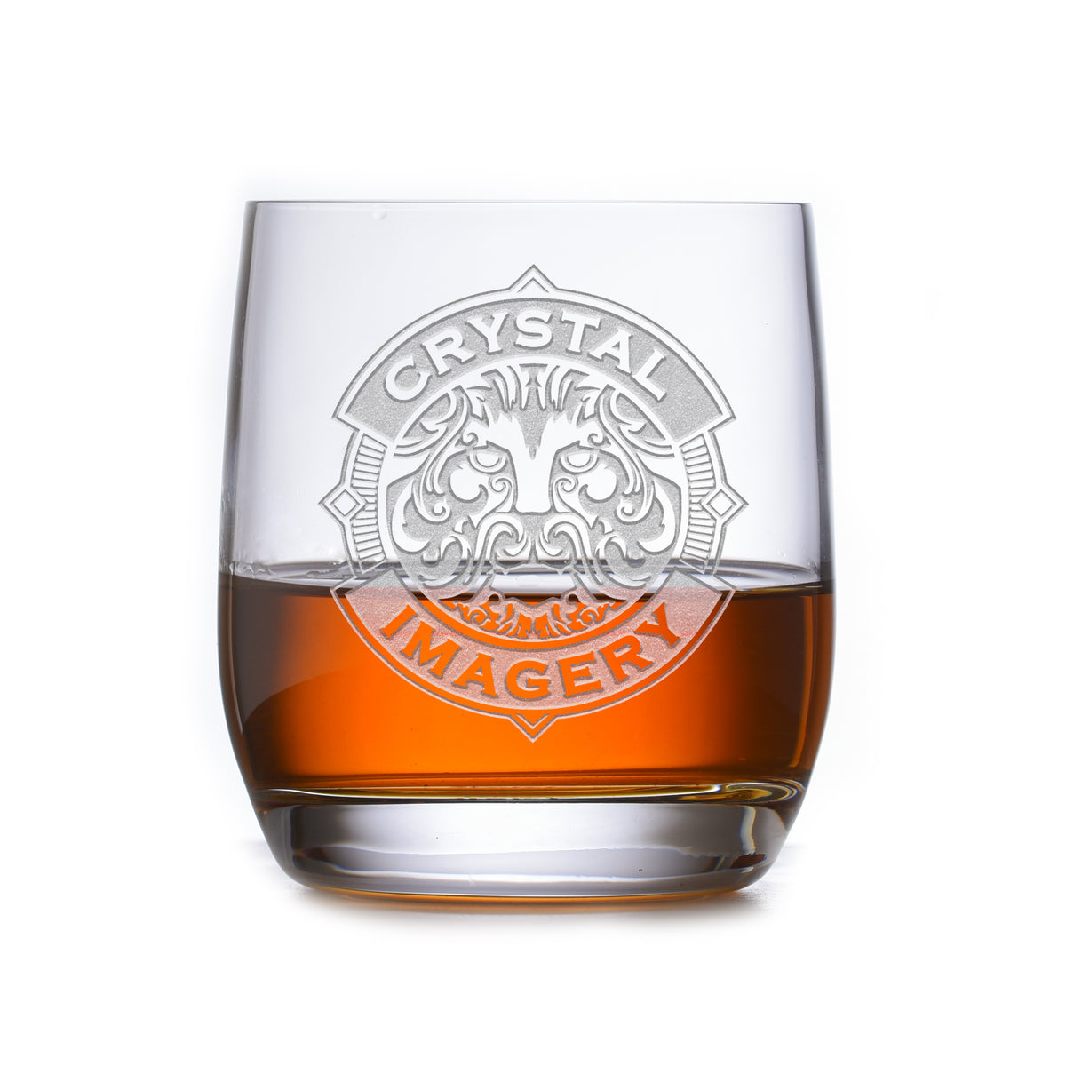 My Logo, Stolzle Weinland Crystal, Engraved Whiskey, Rocks Glass