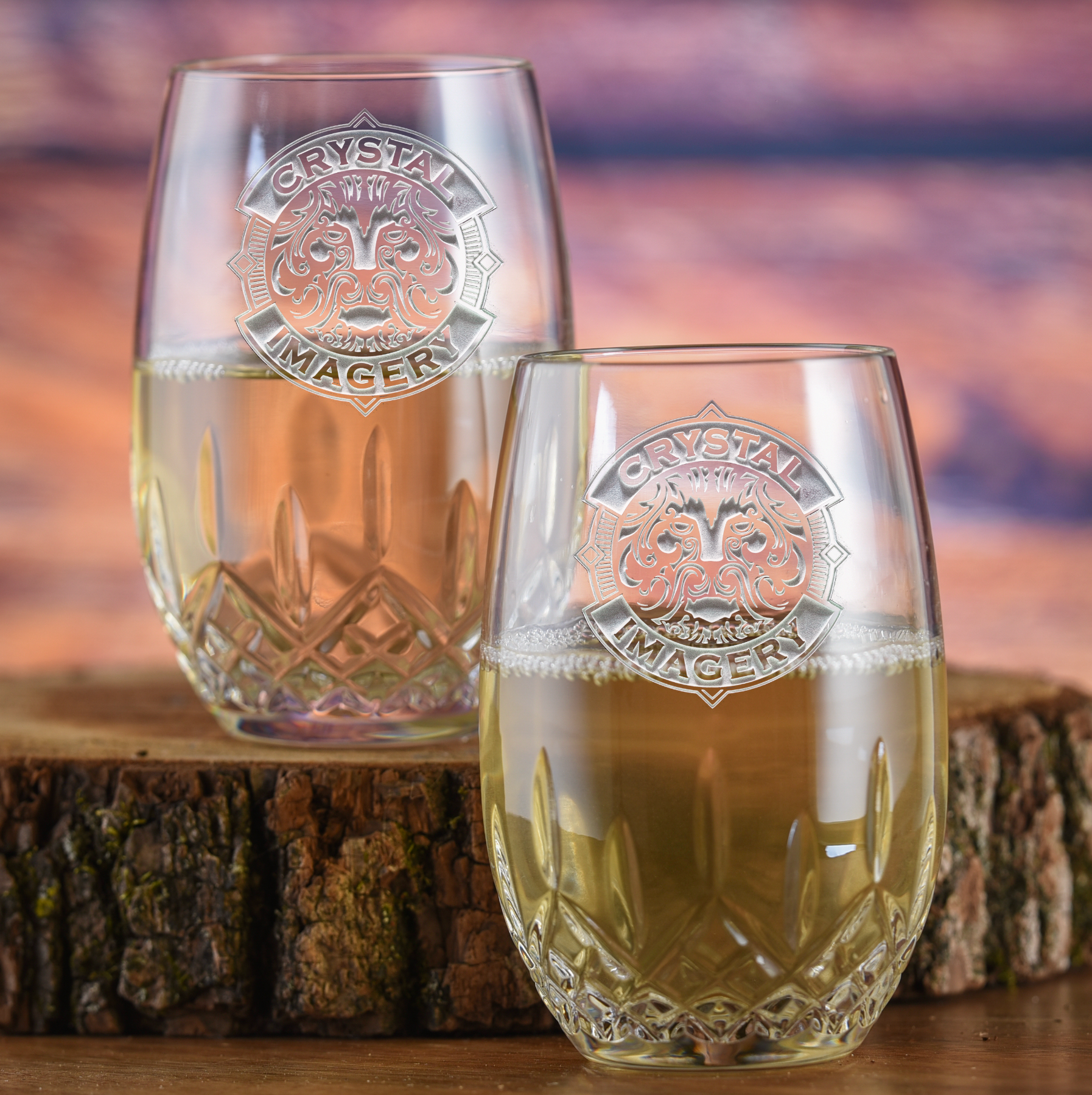Waterford Promotional Stemless Wine Glasses | Crystal Imagery