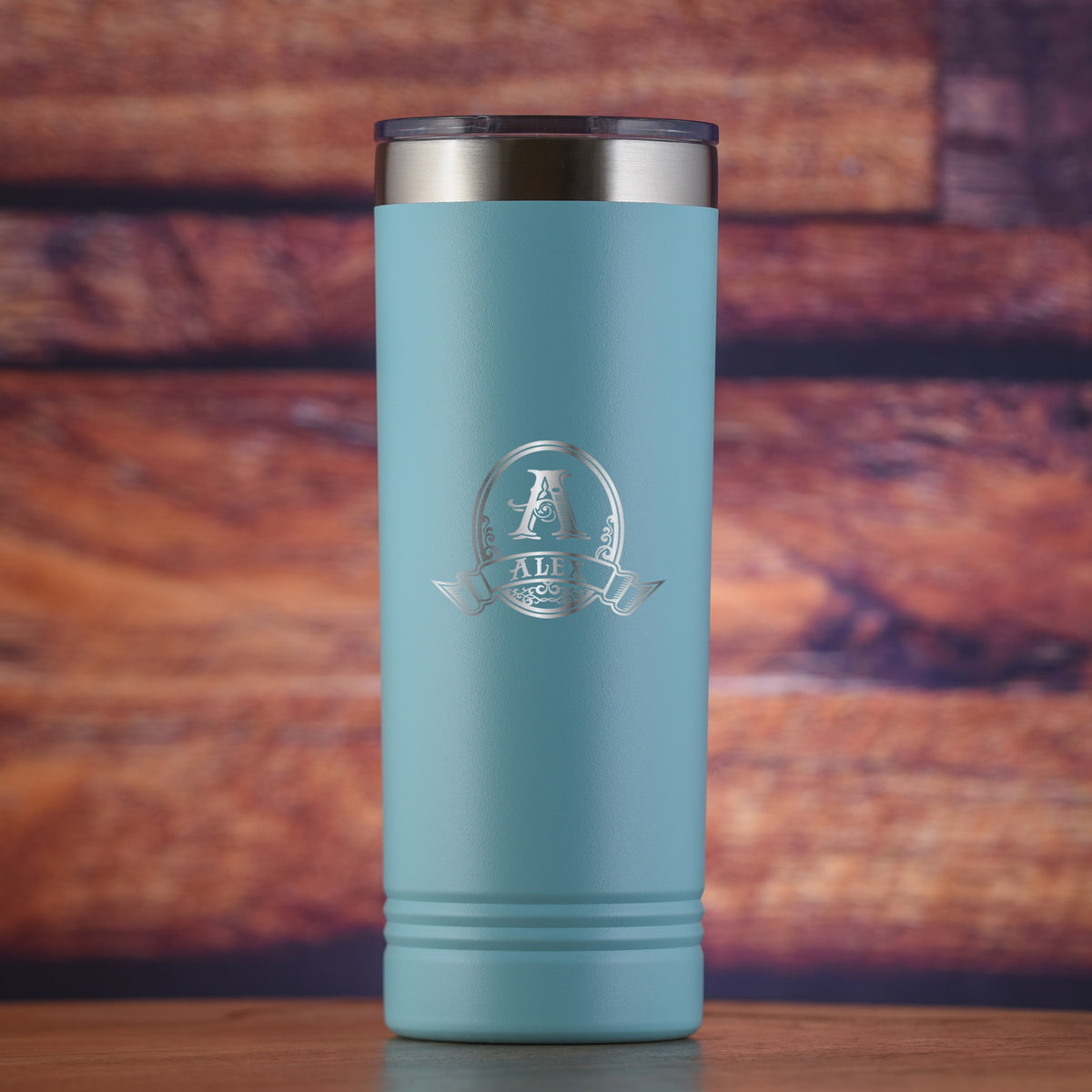 Personalized, Skinny Travel Tumbler, 22oz