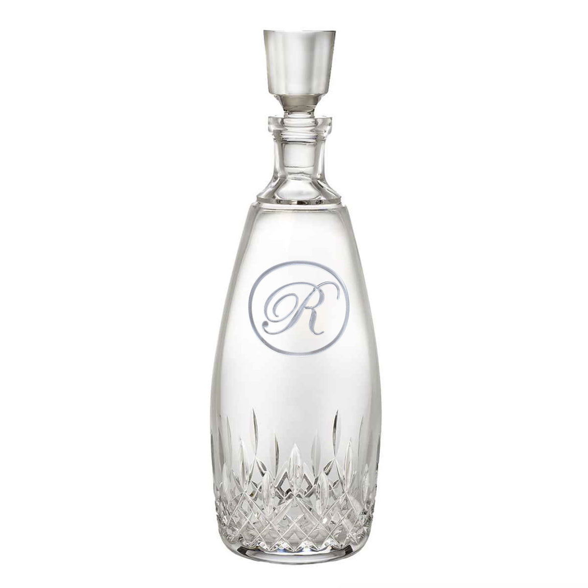 Engraved Crystal Bourbon Decanter
