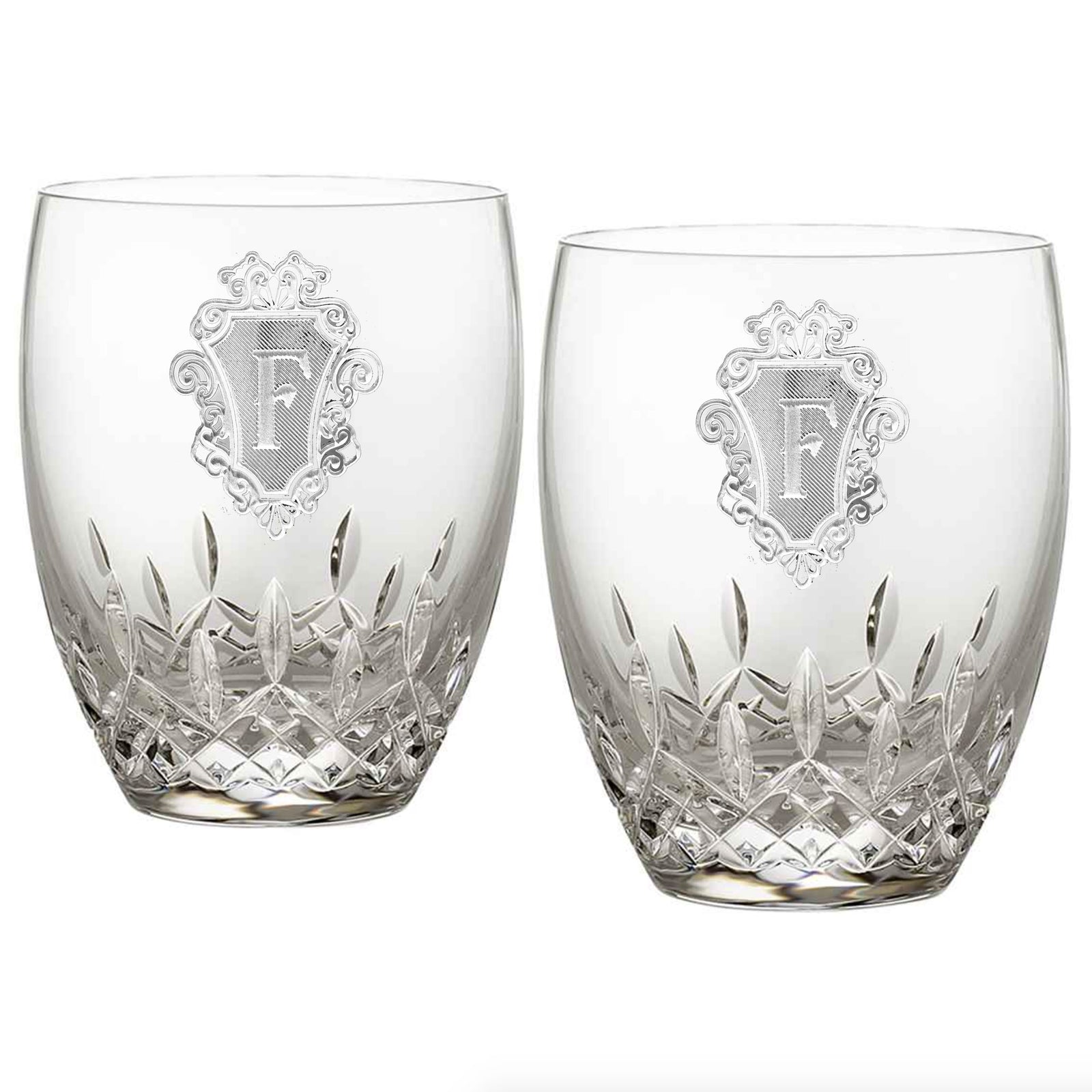 Engraved, Waterford Crystal Whiskey Glass