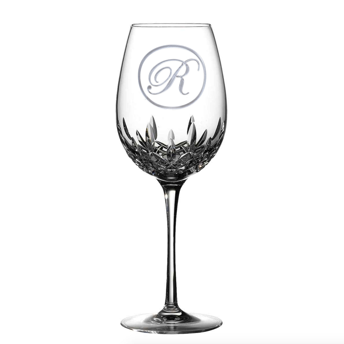 Engraved, Waterford Wine Glass
