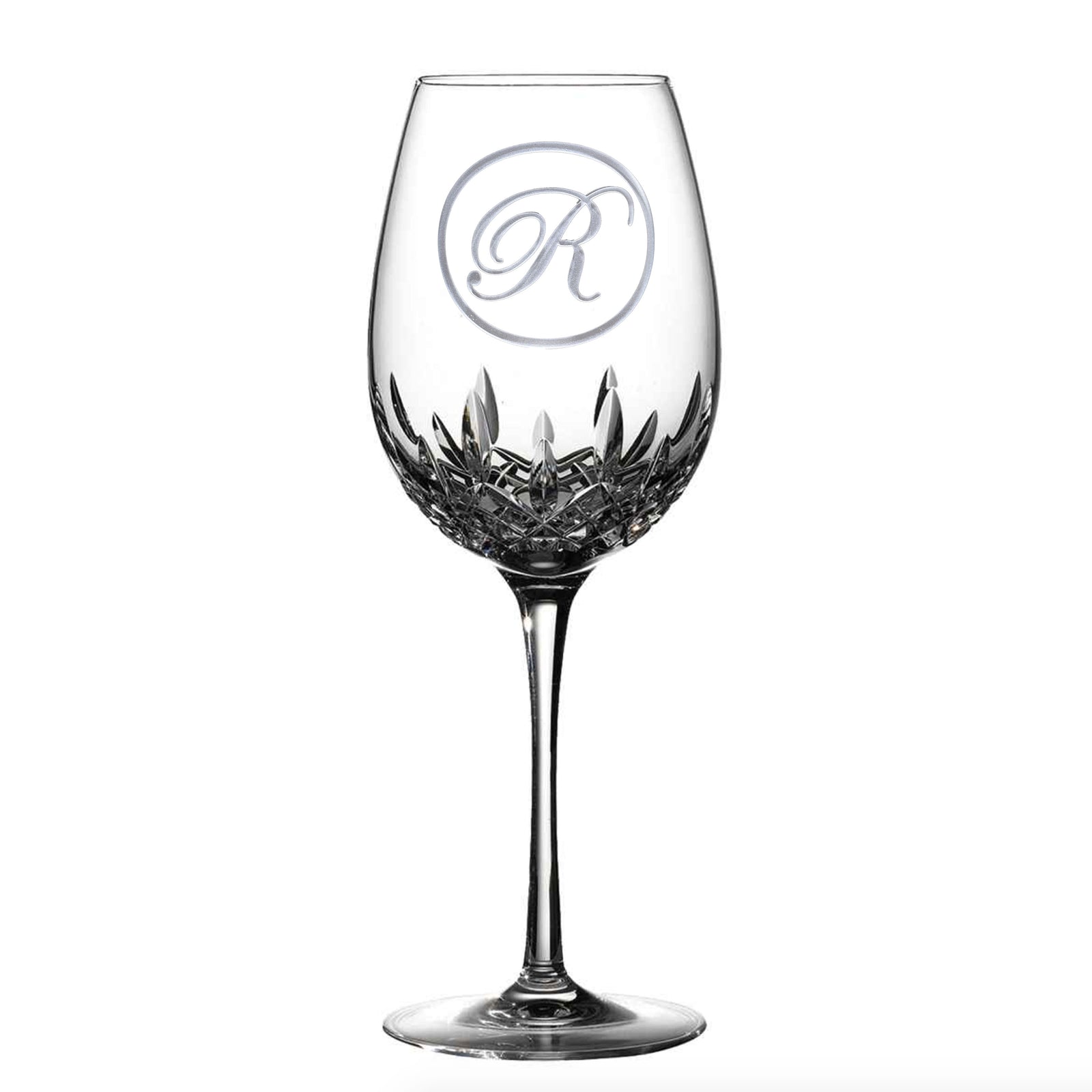 Engraved, Waterford Wine Glass