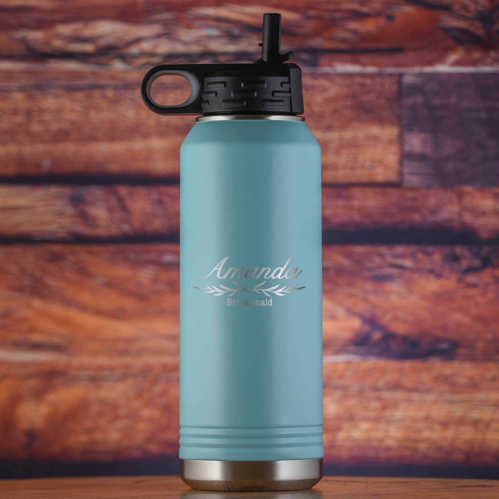 Bridesmaids Insulated Water Bottle Gift, Custom Engraved