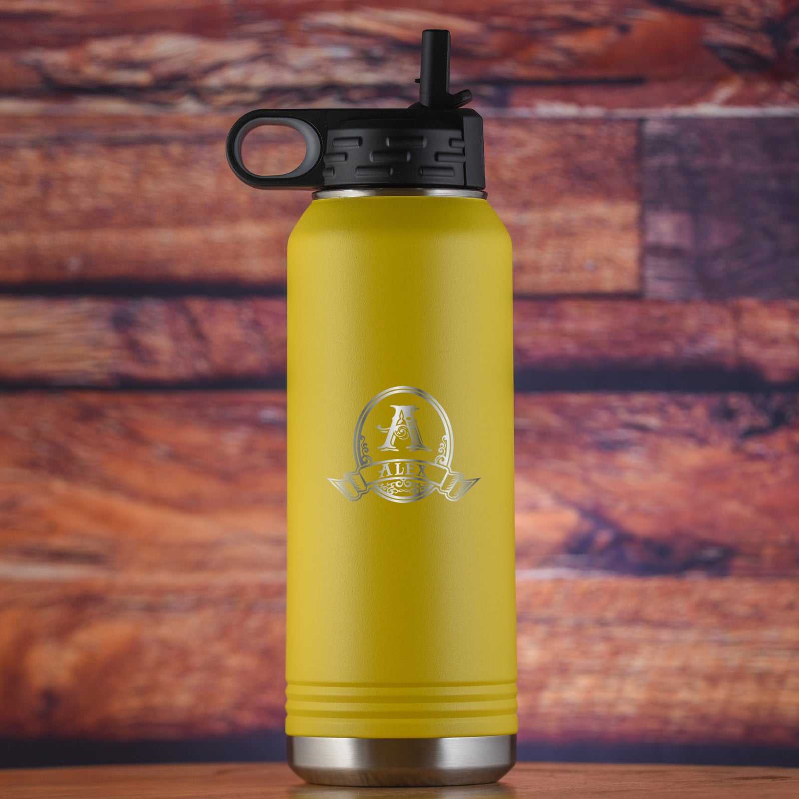 Personalized Engraved, Insulated Sports Water Bottle