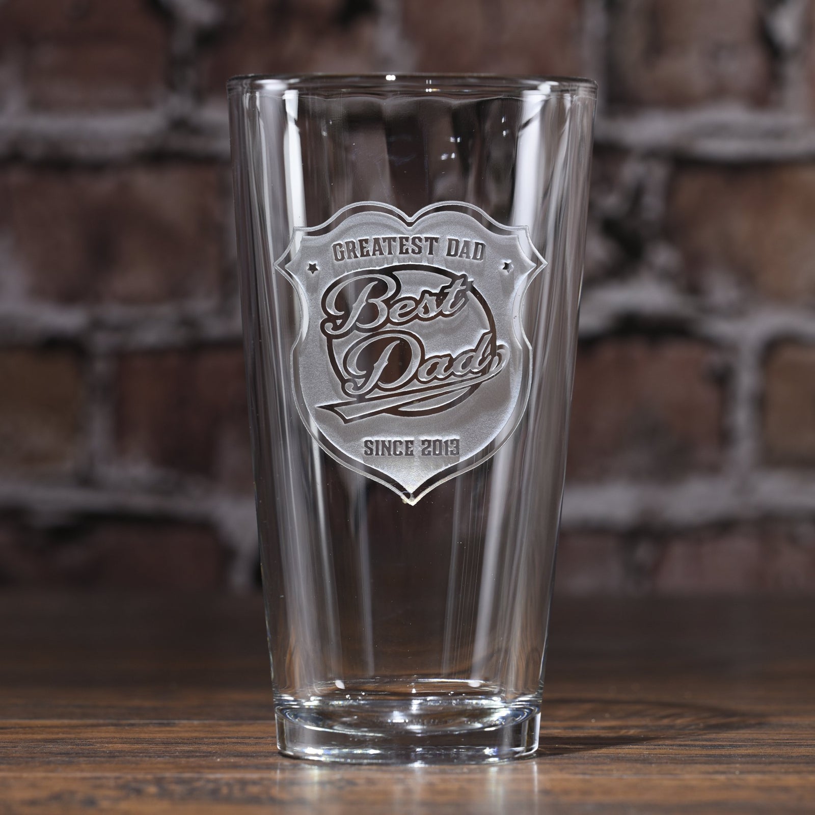 World's Best Dad Pint Pub Glass