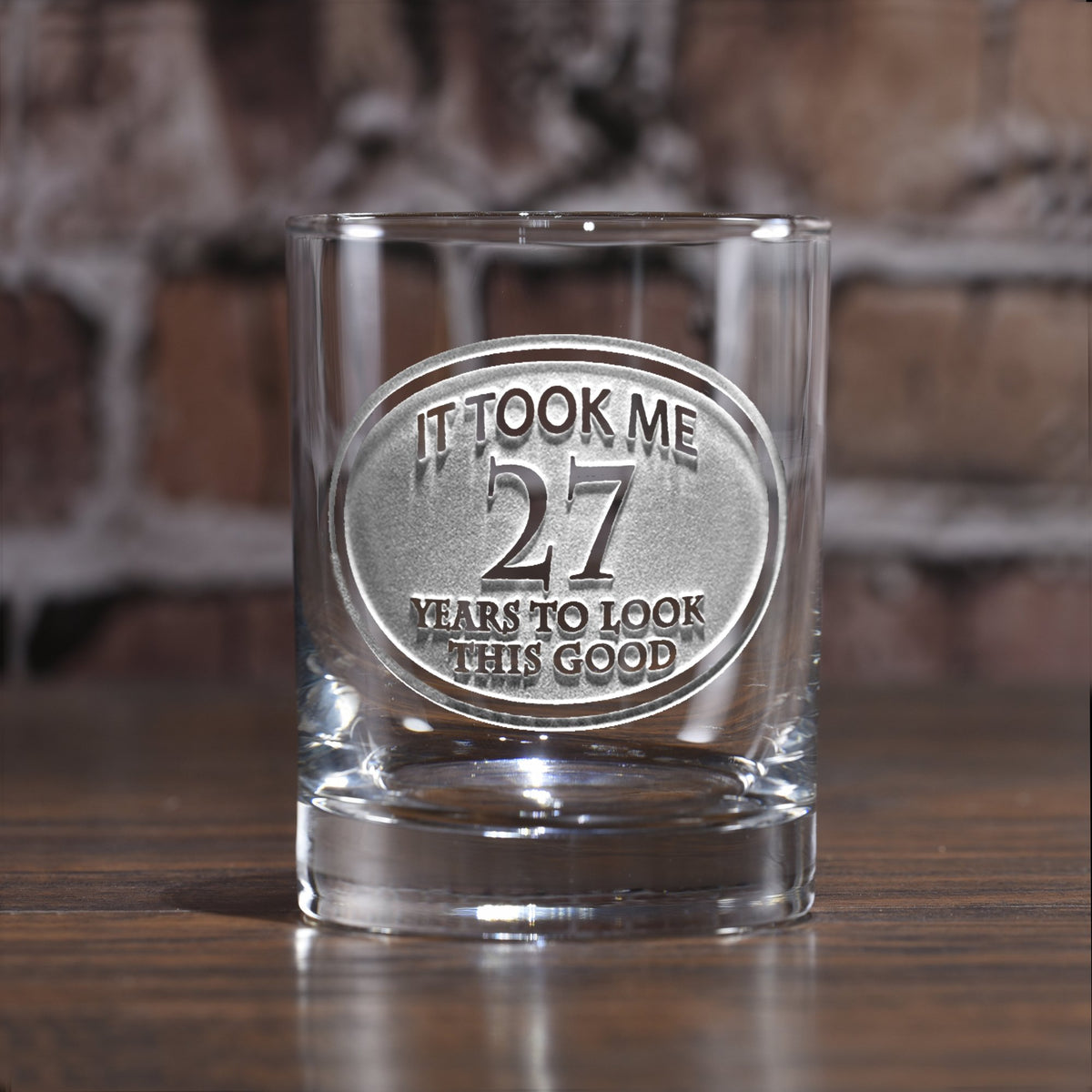 Engraved Birthday Whiskey Glass