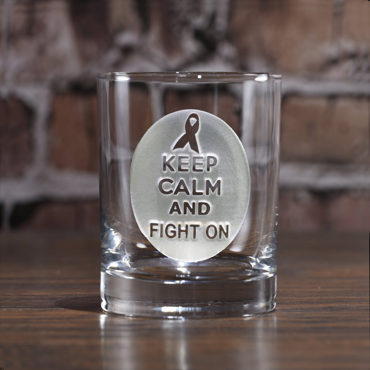 Breast Cancer Awareness Scotch Whiskey Glass