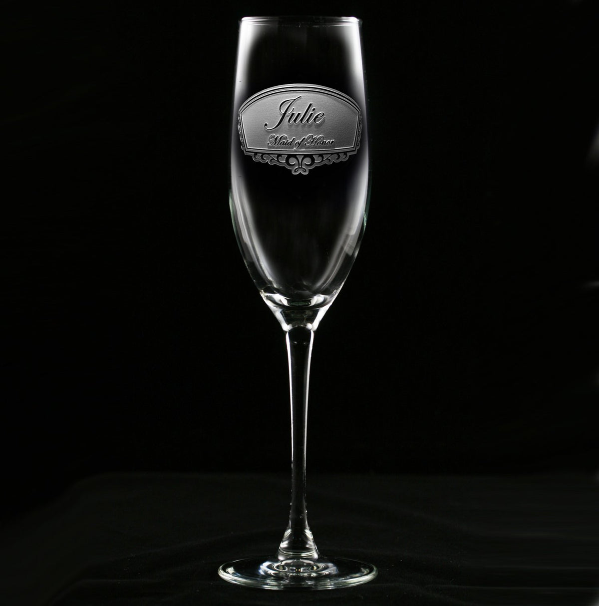 Wedding Bridal Party Champagne Flutes Glasses Set