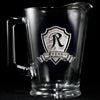 Engraved Personalized Shield Beer Pitcher
