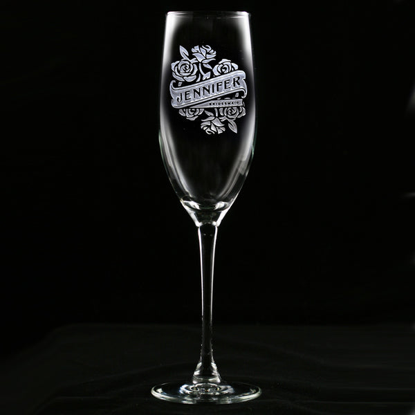 Bridesmaid Champagne Glass