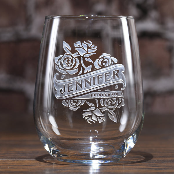 Bridal Party Stemless Wine Gift