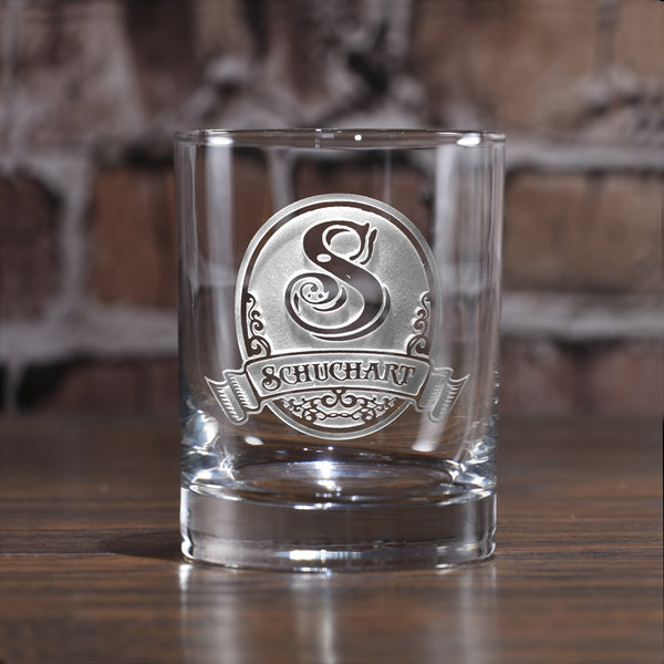 Classic Tartan Plaid Engraved Glasses Custom Beer Whiskey 