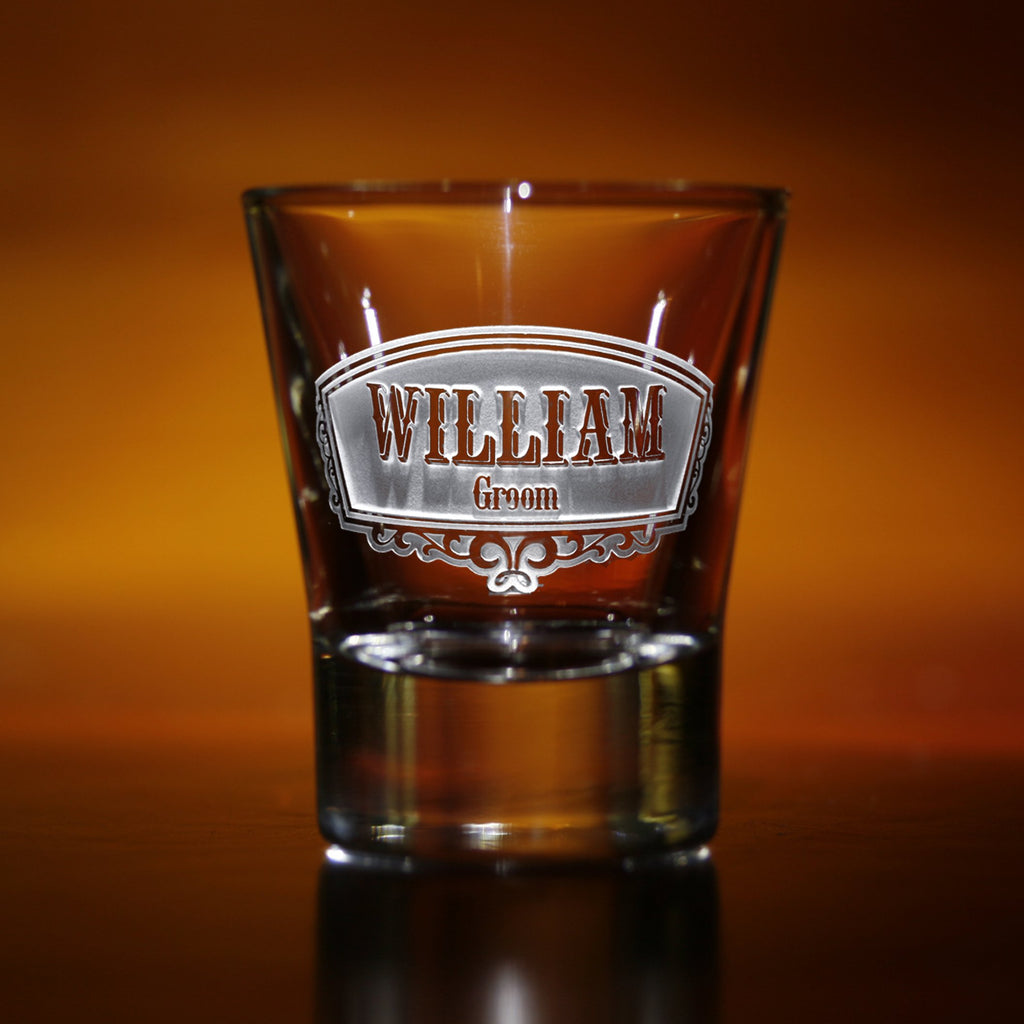 Engraved Groomsman Shot Glass Gift Ideas