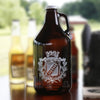 Coat of Arms Family Crest Beer Growler