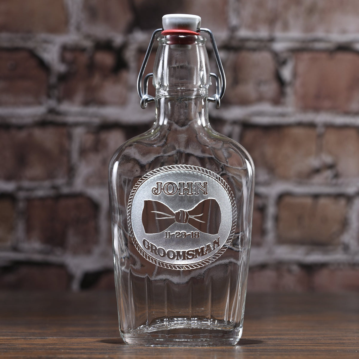 Groomsman Bowtie Flask