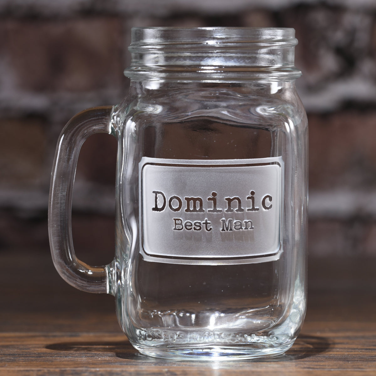 Country Wedding Jar Mugs