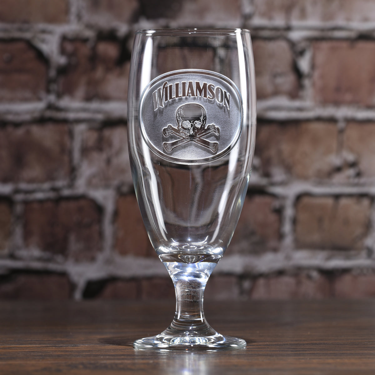 Engraved Skull & Bones Goblet