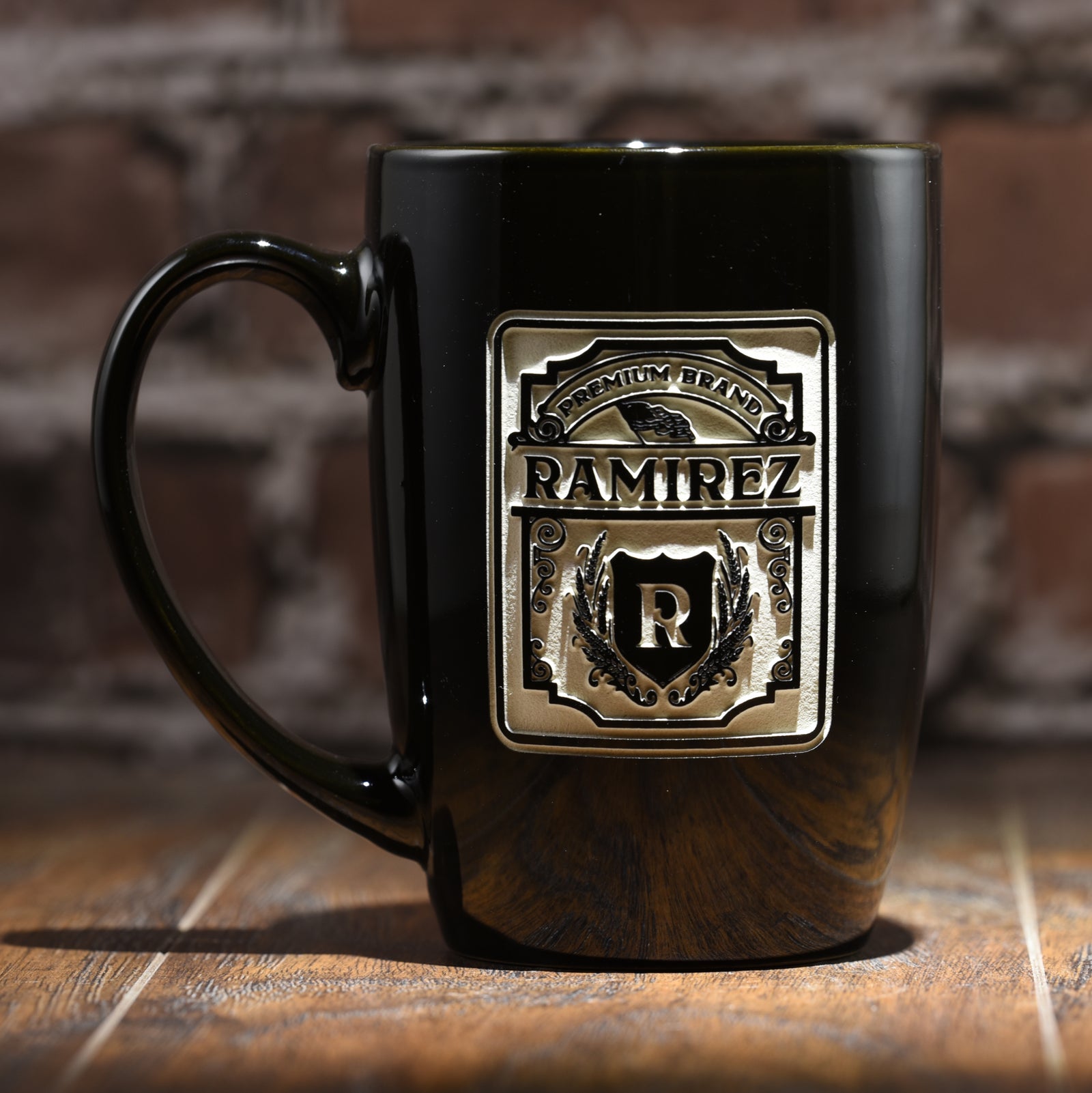 Premium Brand Label, Custom Coffee Mug