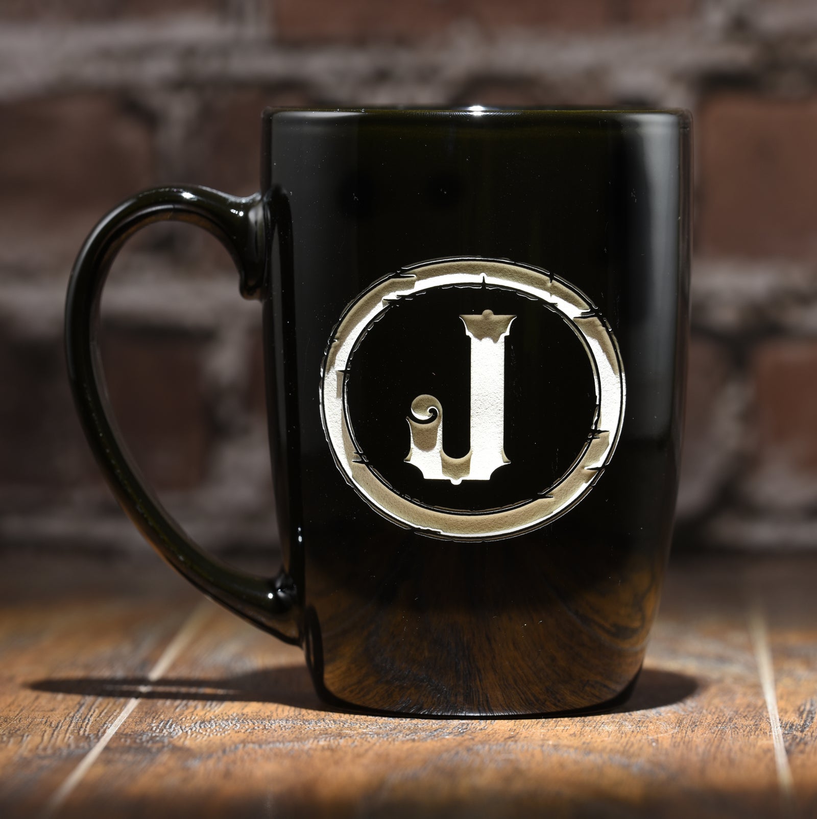 Engraved, Monogrammed Coffee Mug