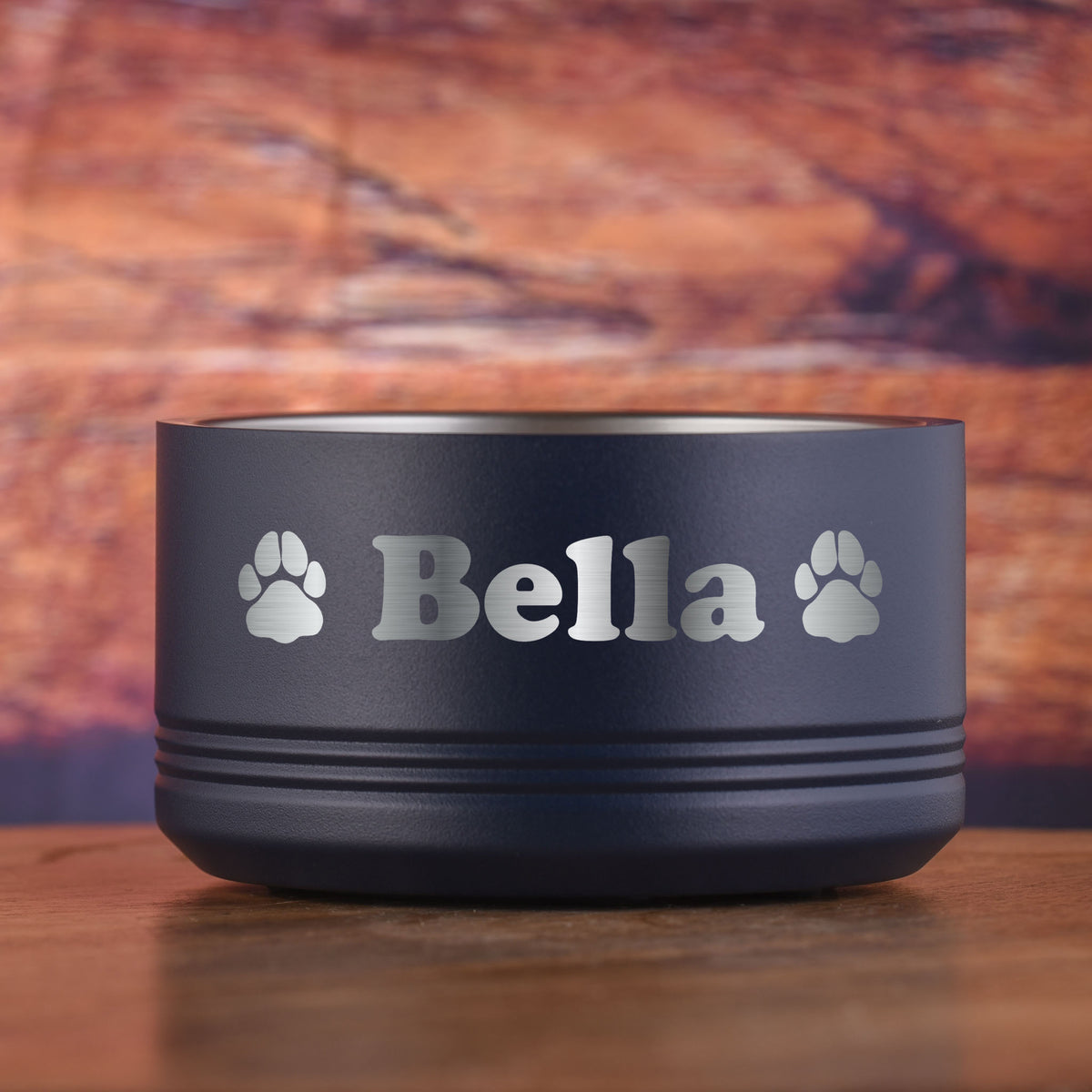 Custom, Engraved Large Pet Bowl -  Dog or Cat