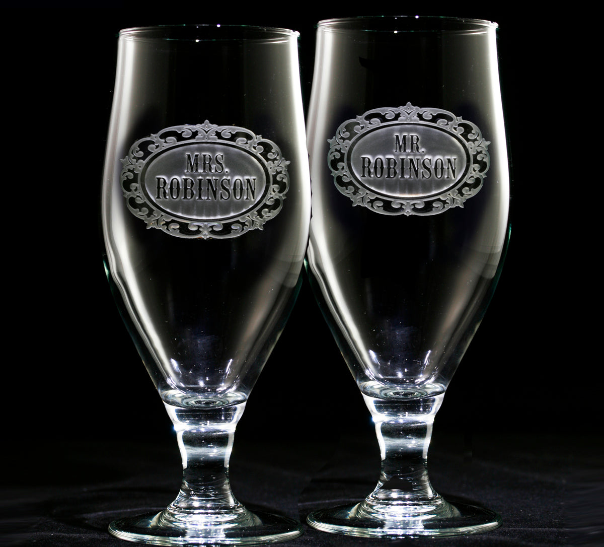 Mr & Mrs Goblet Set