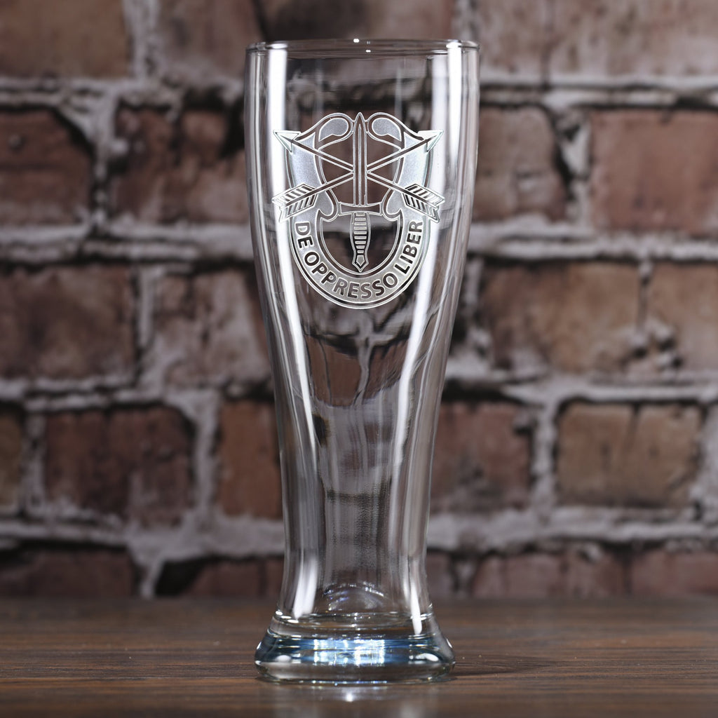 Company Logo Pilsner Beer Glass