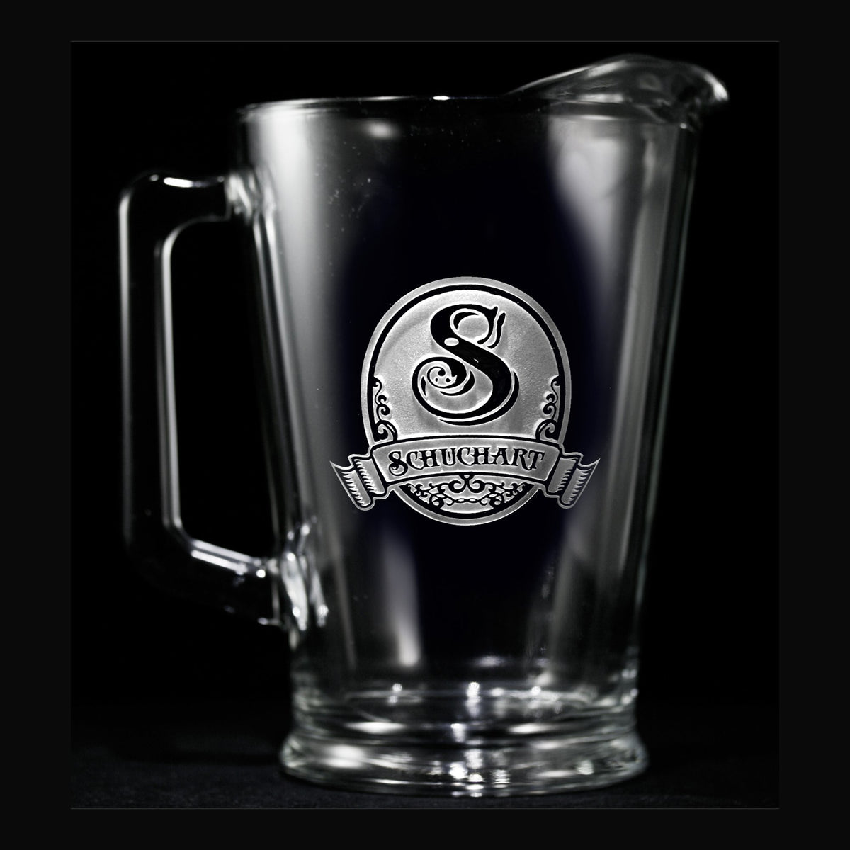 Engraved Beer Pitcher