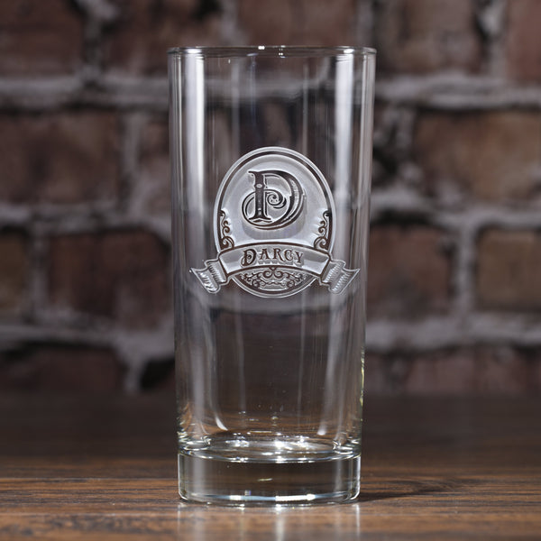 Custom Engraved Cocktail Mixing Glass, Customized Bartending