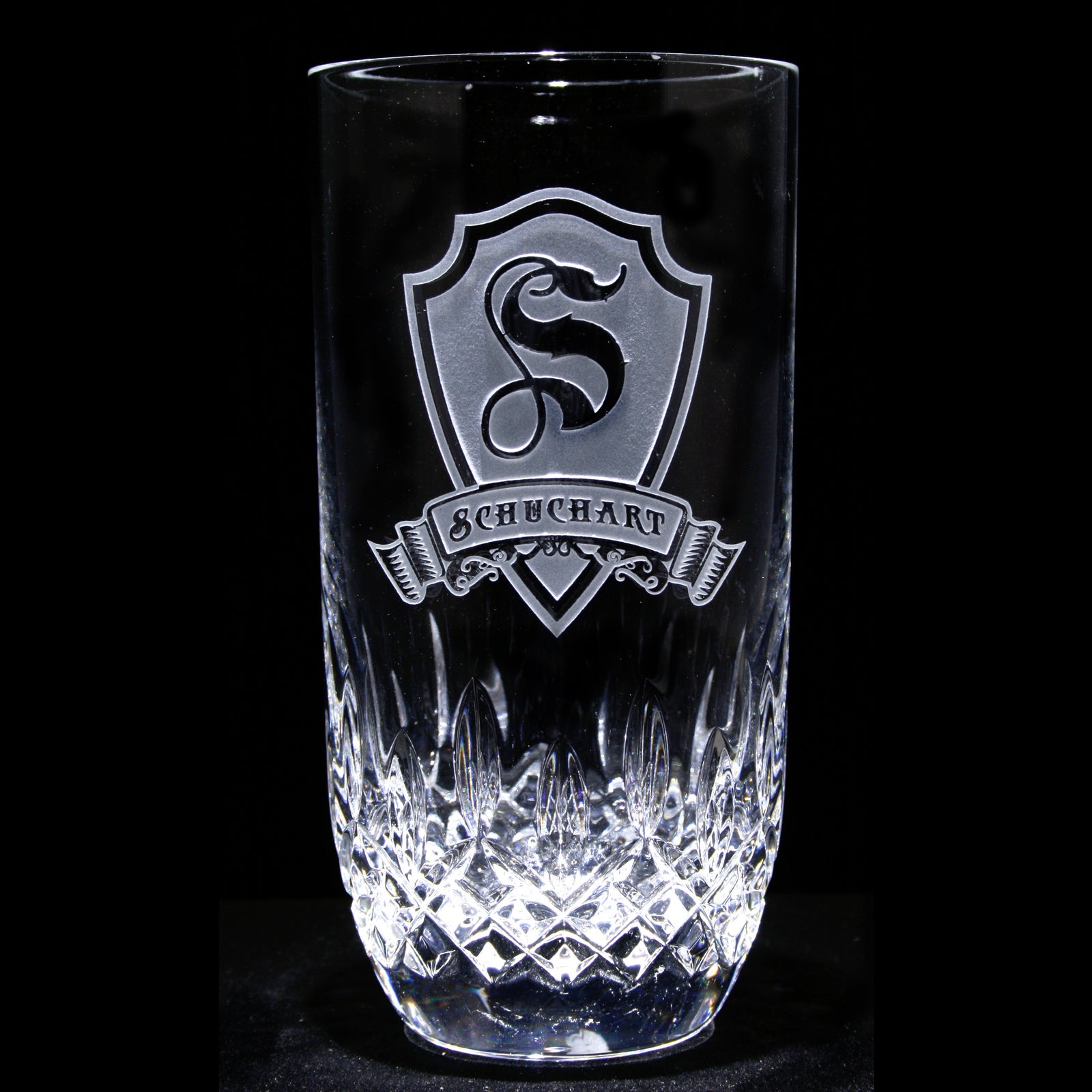 Waterford Crystal Lismore Encore Hiball Engraved. SET OF 4