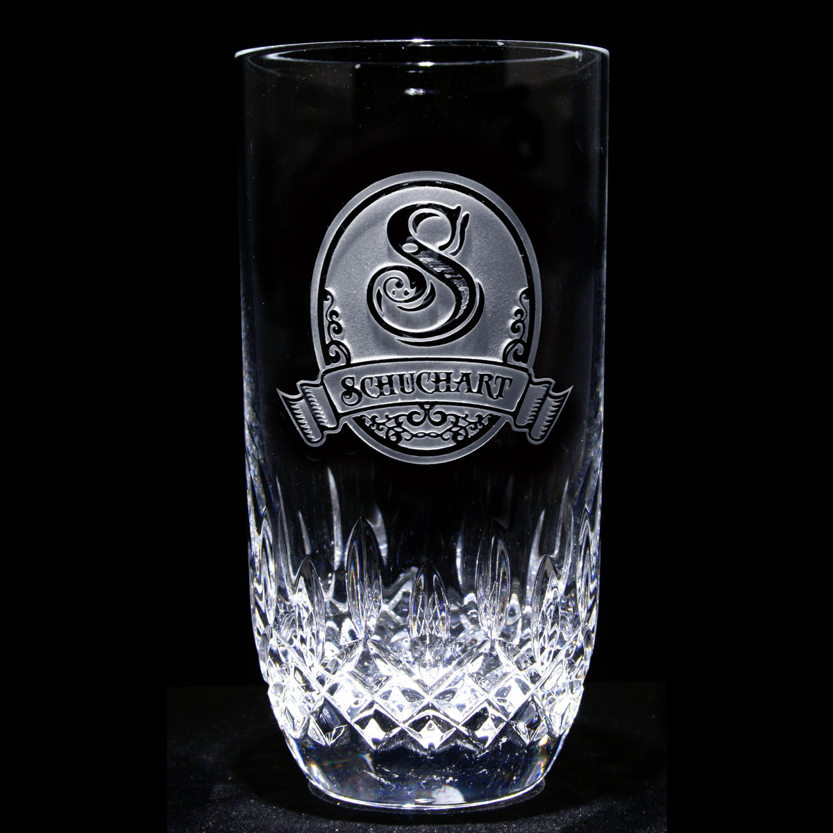 Engraved Waterford Crystal Hiball. SET of 4