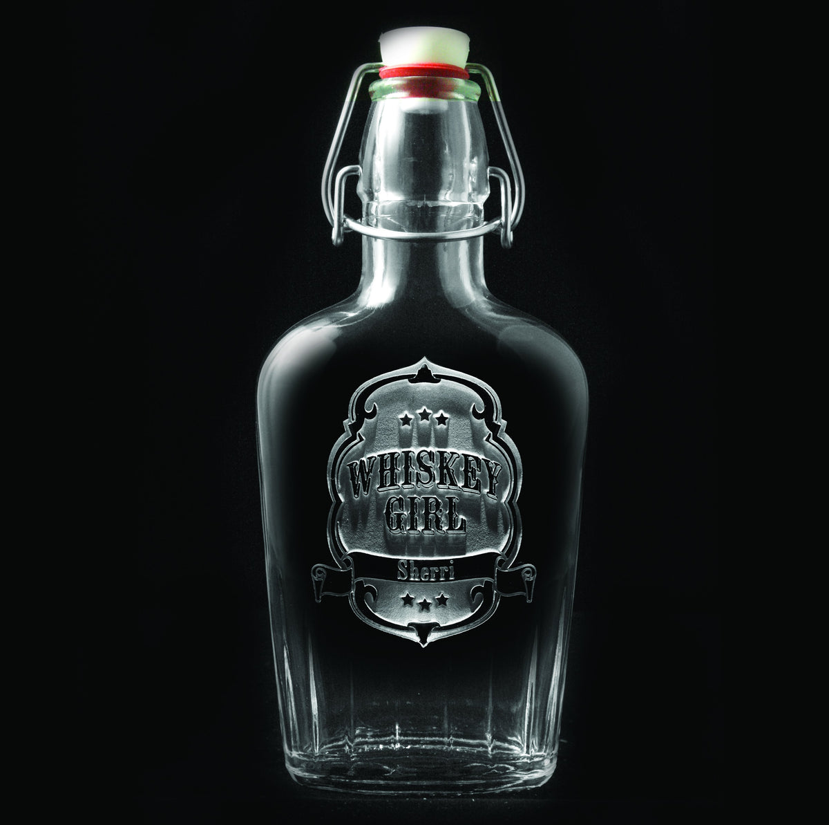 Whiskey Girl Flask